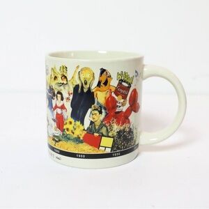 Brief History of Art mug coffee tea history print gift Philosophers Guild cup